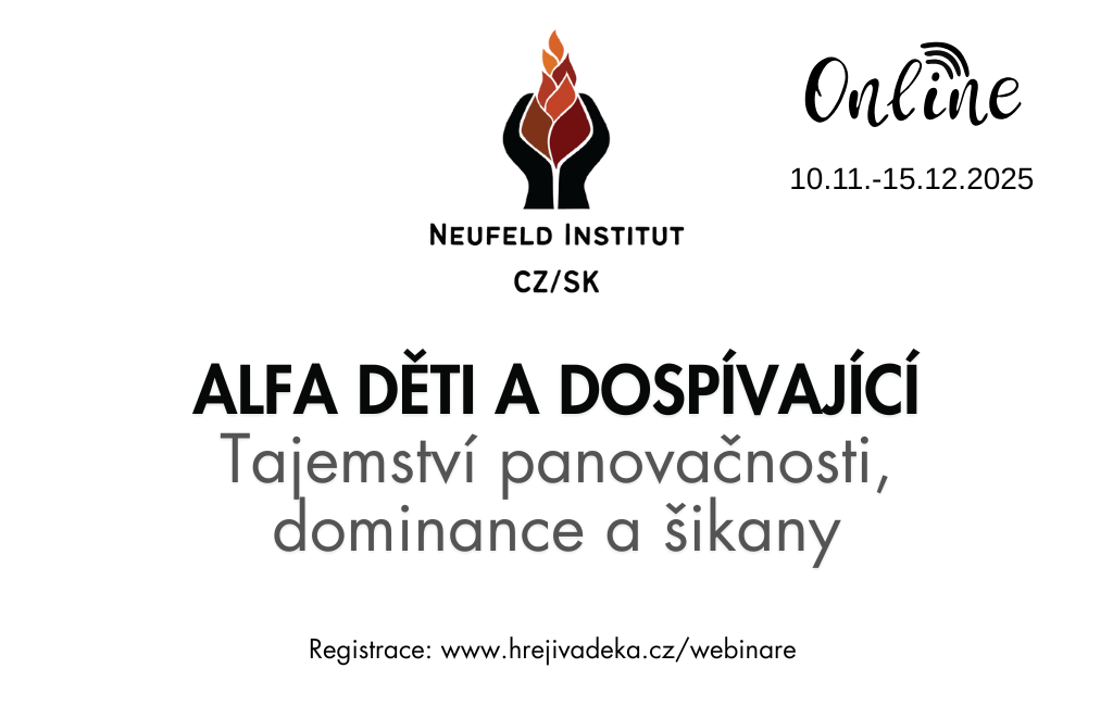 Kurz „Alfa děti a dospívající. Tajemství panovačnosti, dominance a šikany“ 2. online běh 10.11.-15.12.2025